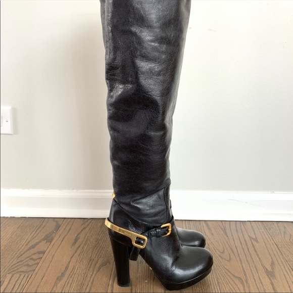 Prada over the knee boots - Picture 3 of 12